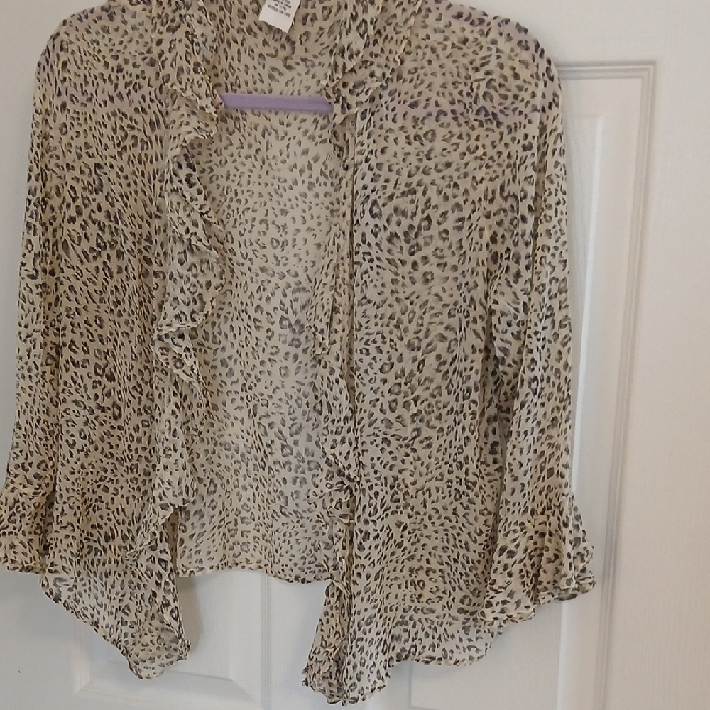 Leopard Print Women's Top